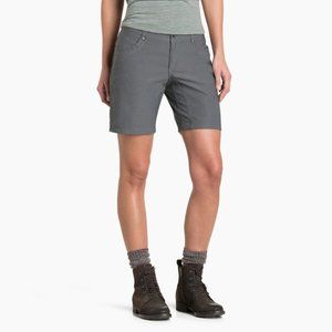 Kuhl Trekr Charcoal Grey Shorts 8” Inseam Women’s size 6